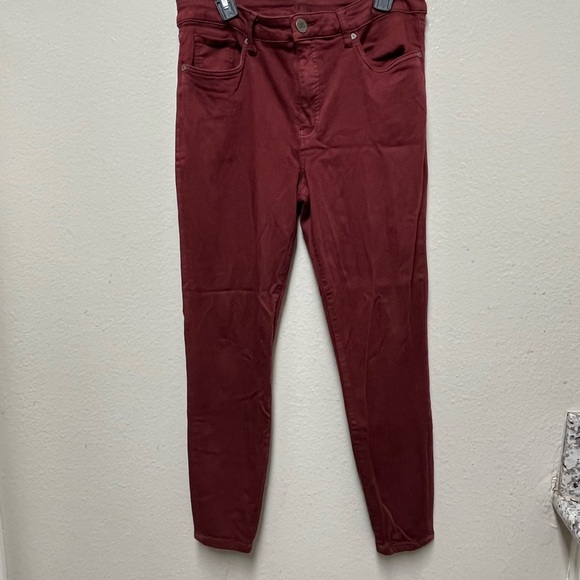Kut ankle skinny Women's Burgundy Jeans - Picture 3 of 13